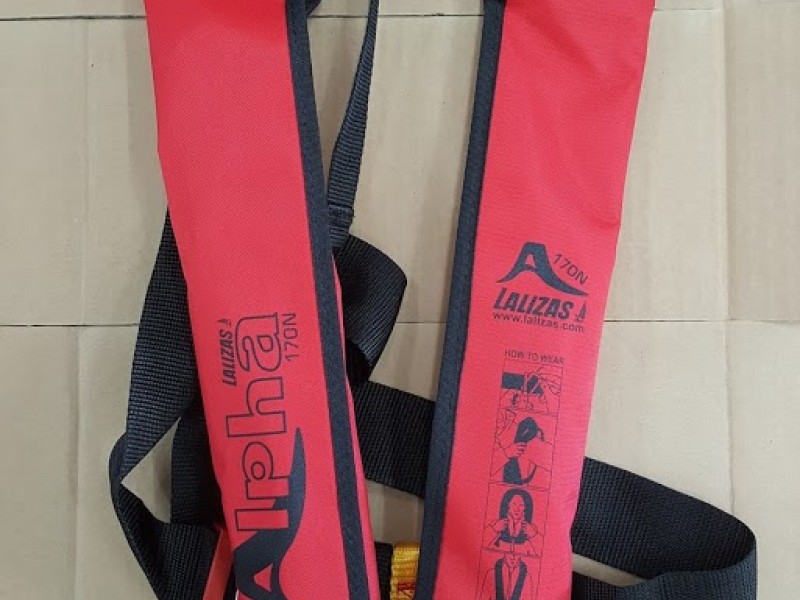 LALIZAS-Alpha(71100) inflatable life jacket 充氣救生衣